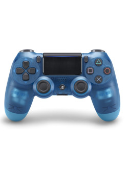 Джойстик беспроводной Sony DualShock 4 v2 Crystal Blue (прозрачно-синий) (PS4)